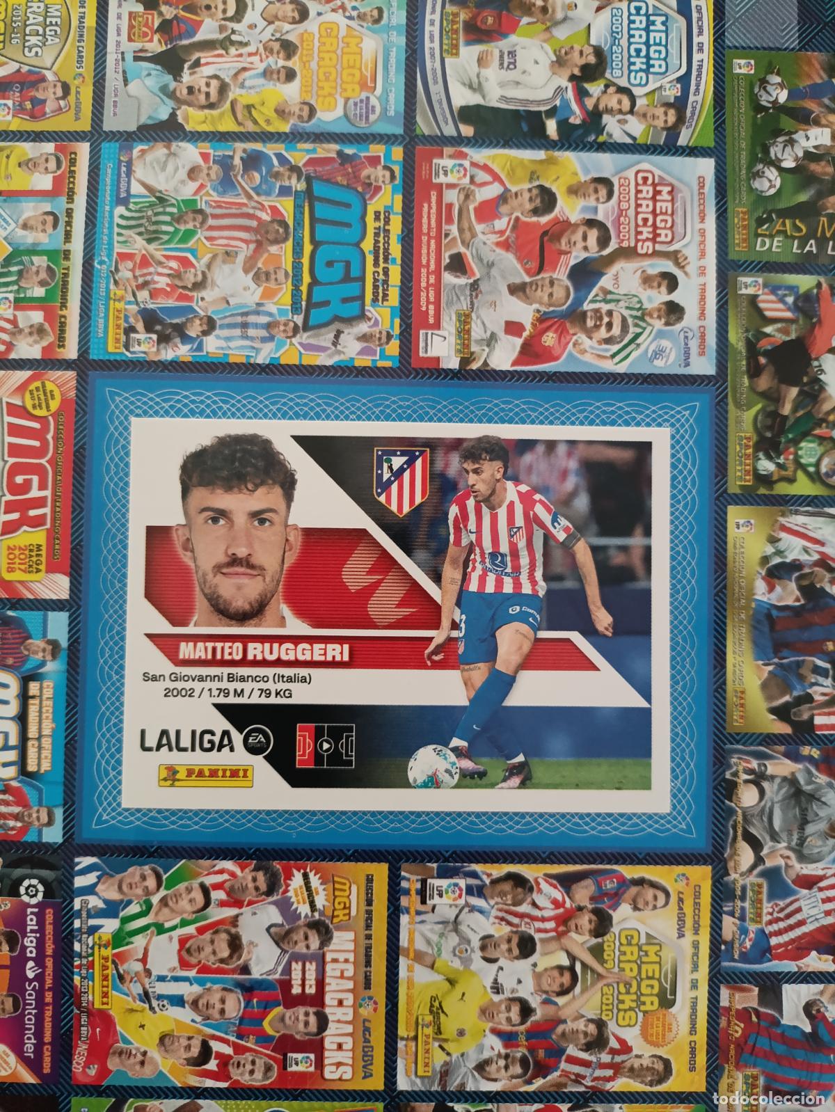 Cromos de f&uacute;tbol: LIGA ESTE 2026 2027 ATL&Egrave;TICO DE MADRID N&ordm; 10 RUGGERI