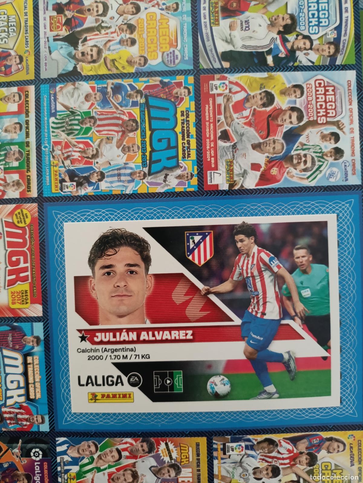 Cromos de f&uacute;tbol: LIGA ESTE 2026 2027 ATL&Egrave;TICO DE MADRID N&ordm; 20 JULI&Agrave;N ALVAREZ