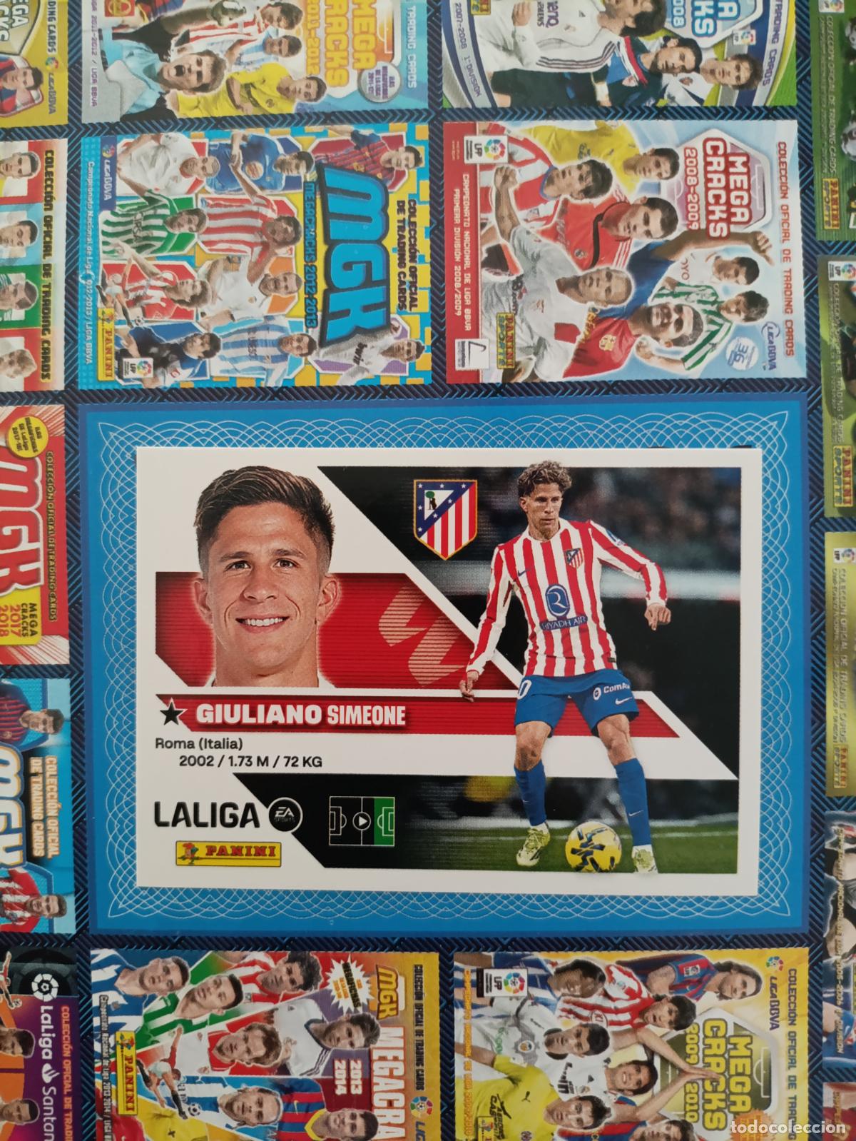 Cromos de f&uacute;tbol: LIGA ESTE 2026 2027 ATL&Egrave;TICO DE MADRID N&ordm; 17 GIULIANO SIMEONE
