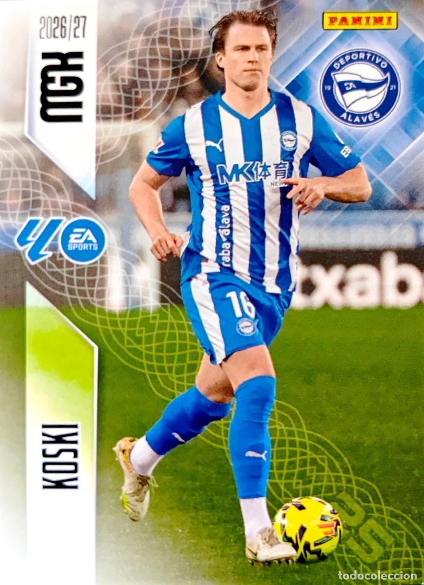 Cromos de f&uacute;tbol: 24 Ville Koski - Deportivo Alaves - PANINI Megacracks MGK 2026 2027 26 27