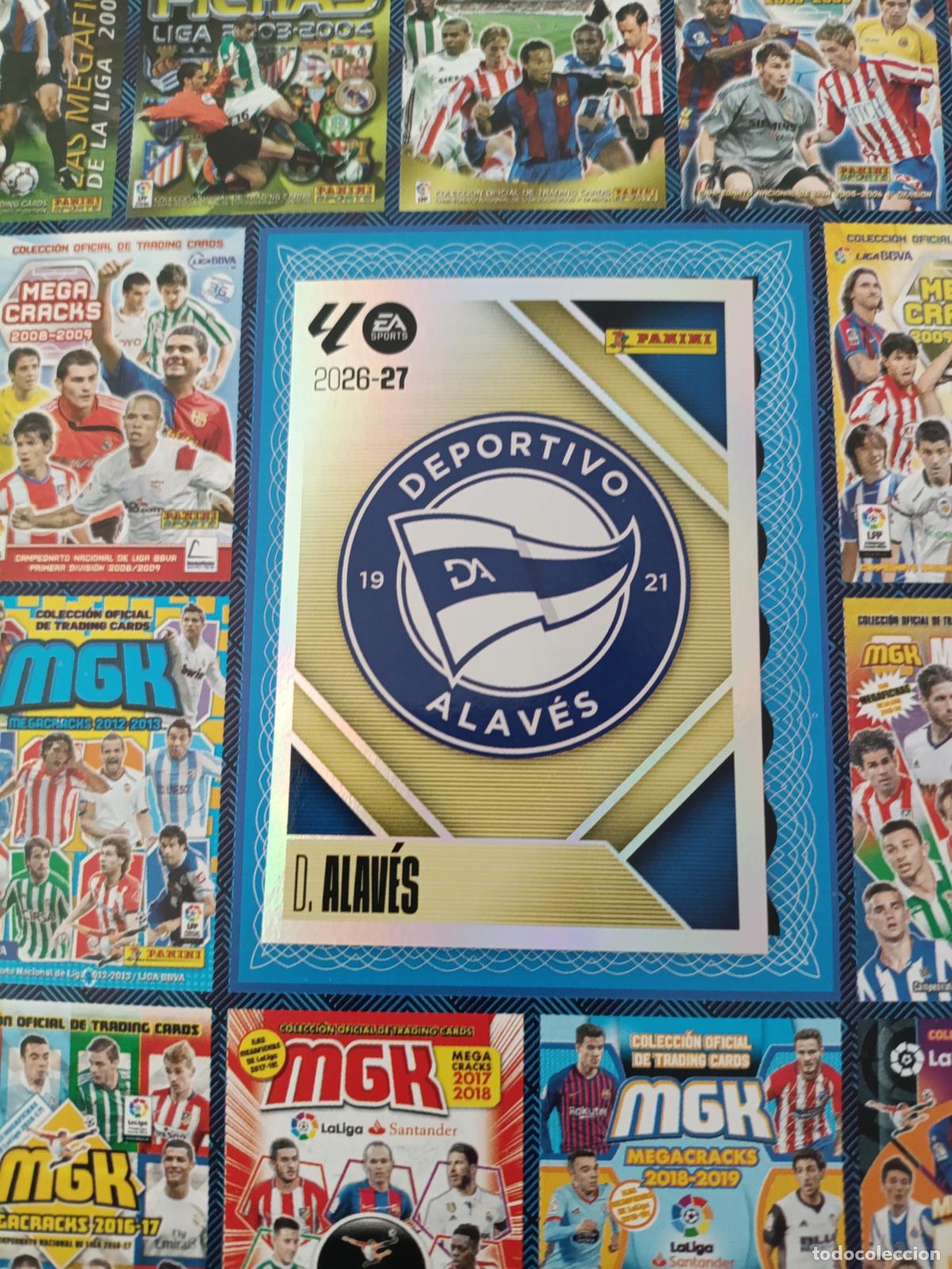 Cromos de f&uacute;tbol: LIGA ESTE 2026 2027 ALAV&Eacute;S N&ordm; 1 ESCUDO