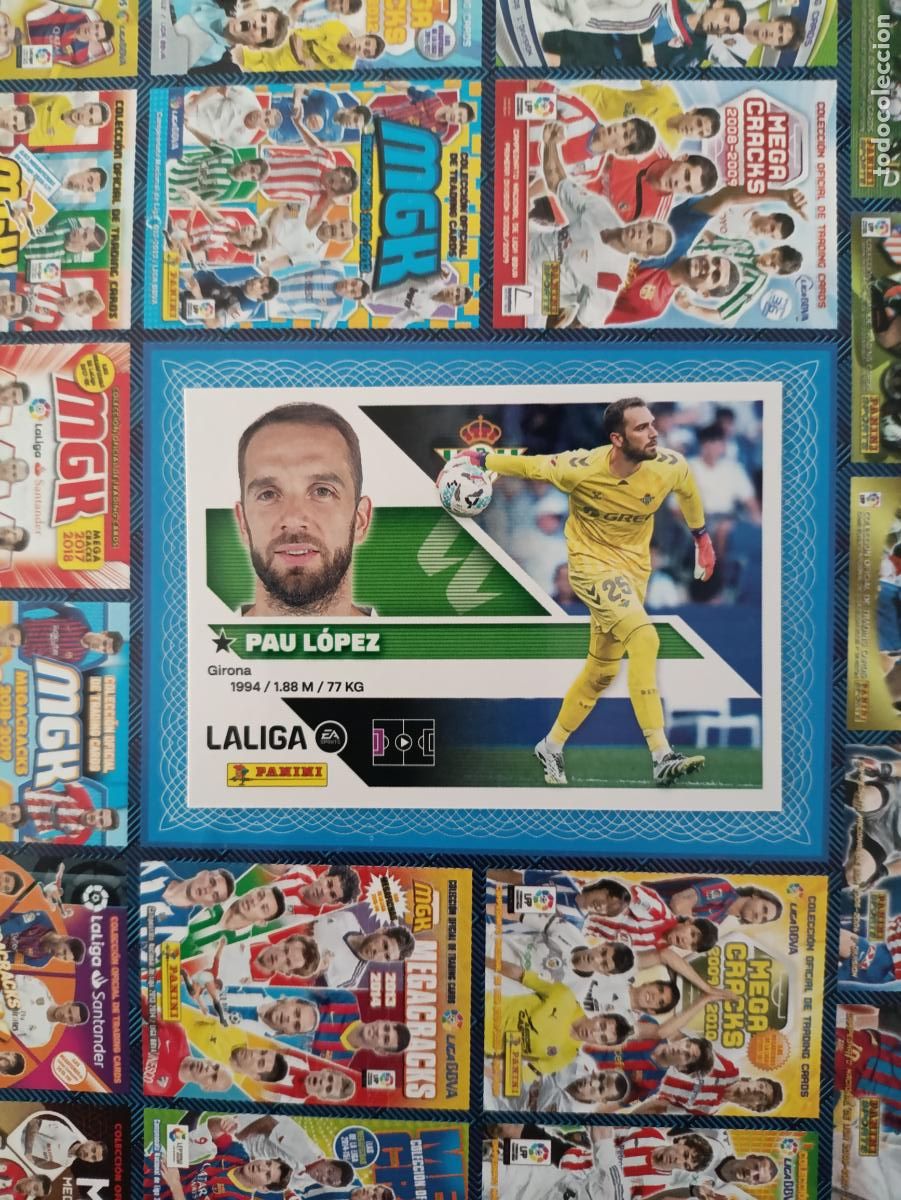Cromos de f&uacute;tbol: LIGA ESTE 2026 2027 REAL BETIS N&ordm; 4 PAU L&Oacute;PEZ