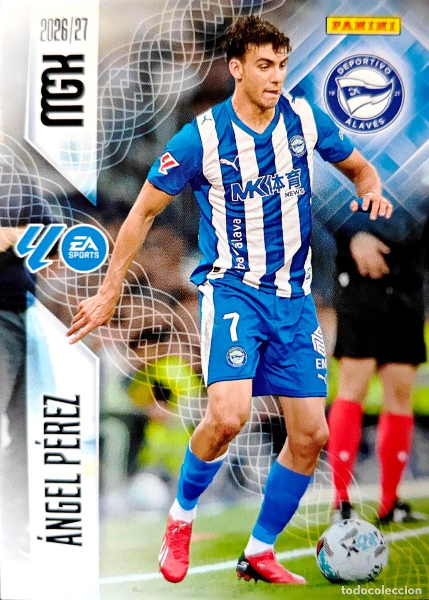 Cromos de f&uacute;tbol: 33 Angel Perez - Deportivo Alaves - PANINI Megacracks MGK 2026 2027 26 27