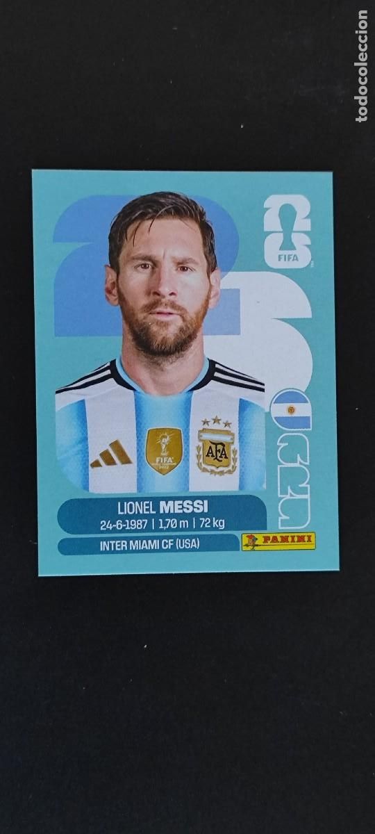 Football Stickers: FIFA WORLD CUP 2026 STICKER LIONEL MESSI ARGENTINA # ARG17 PANINI
