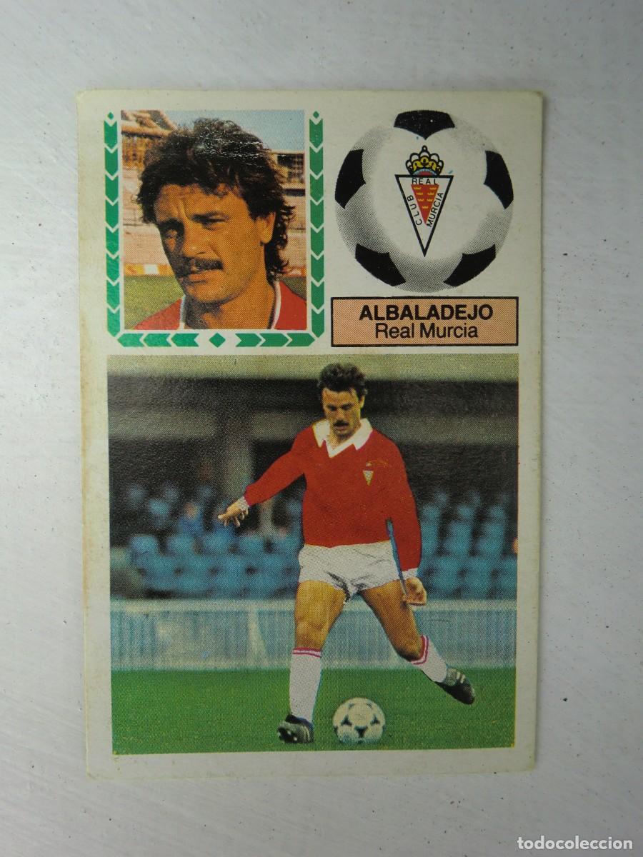 Cromos de f&uacute;tbol: Cromo de f&uacute;tbol LIGA ESTE 83-84 1983-1984: ALBALADEJO (Murcia), &uacute;ltimos fichajes N&ordm; 2, versi&oacute;n doble
