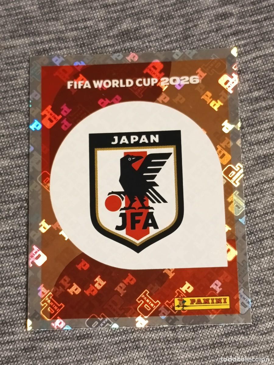 Cromos de f&uacute;tbol: ESCUDO JAPON JPN 1 STICKER MUNDIAL 2026 PANINI FIFA WORLD CUP NUEVO