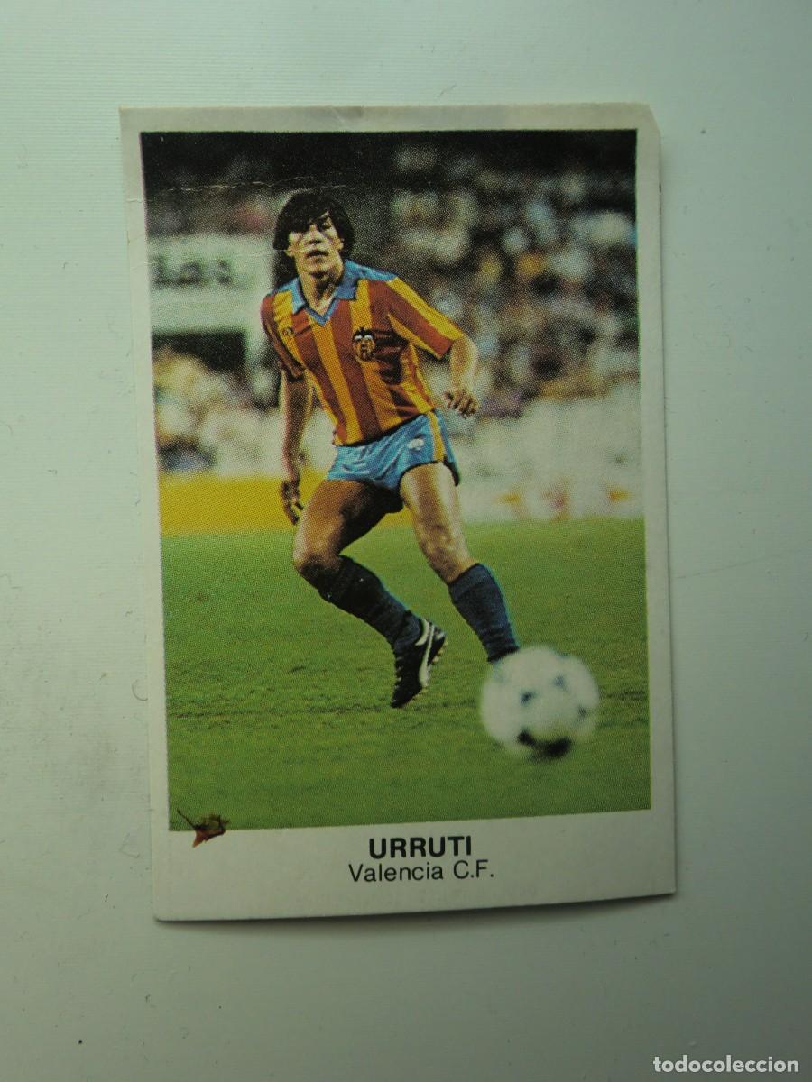 Cromos de f&uacute;tbol: Cromo de f&uacute;tbol LIGA 83-84 1983-1984 de CROMOS CANO: URRUTI (Valencia), &uacute;ltimos fichajes N&ordm; 22
