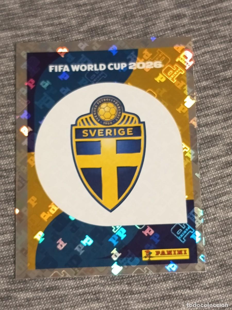 Cromos de f&uacute;tbol: ESCUDO SUECIA SWE 1 STICKER MUNDIAL 2026 PANINI FIFA WORLD CUP NUEVO