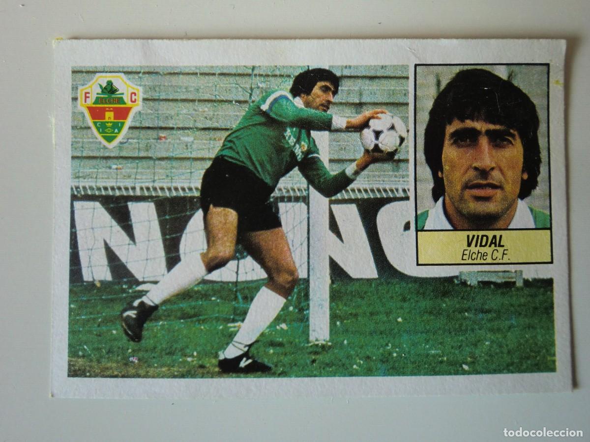 Cromos de f&uacute;tbol: Cromo de f&uacute;tbol LIGA ESTE 84-85 1984-1985: VIDAL (Elche), baja