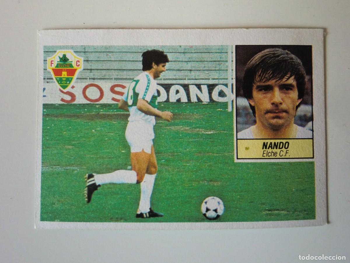 Cromos de f&uacute;tbol: Cromo de f&uacute;tbol LIGA ESTE 84-85 1984-1985: NANDO (Elche), baja