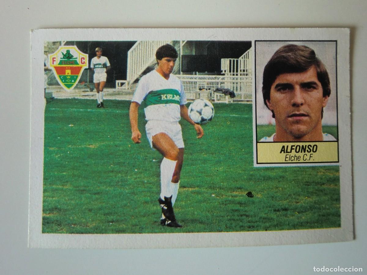 Cromos de f&uacute;tbol: Cromo de f&uacute;tbol LIGA ESTE 84-85 1984-1985: ALFONSO (Elche), baja