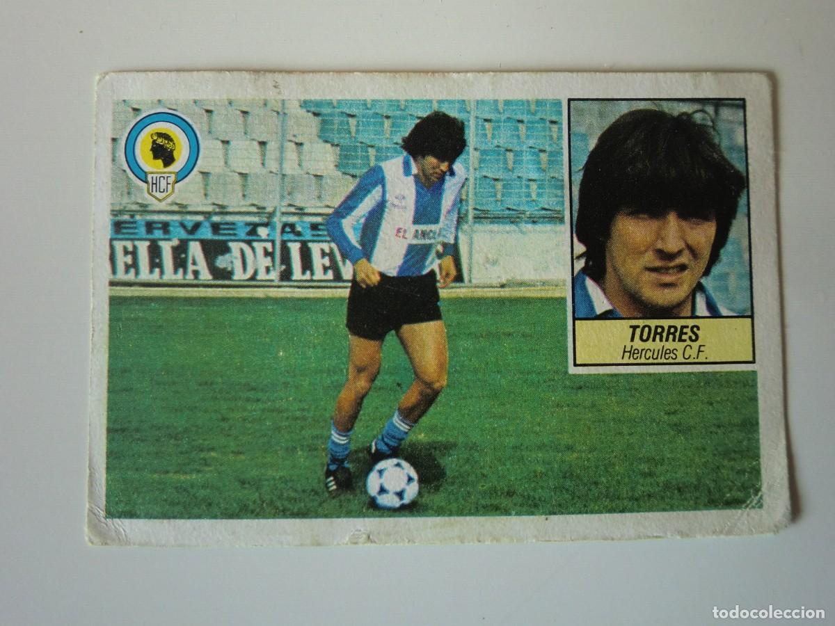 Cromos de f&uacute;tbol: Cromo de f&uacute;tbol LIGA ESTE 84-85 1984-1985: TORRES (H&eacute;rcules), baja