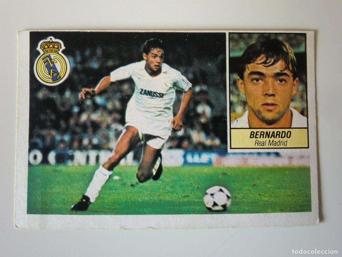 Cromos de f&uacute;tbol: Cromo de f&uacute;tbol LIGA ESTE 84-85 1984-1985: BERNARDO (R. Madrid), baja
