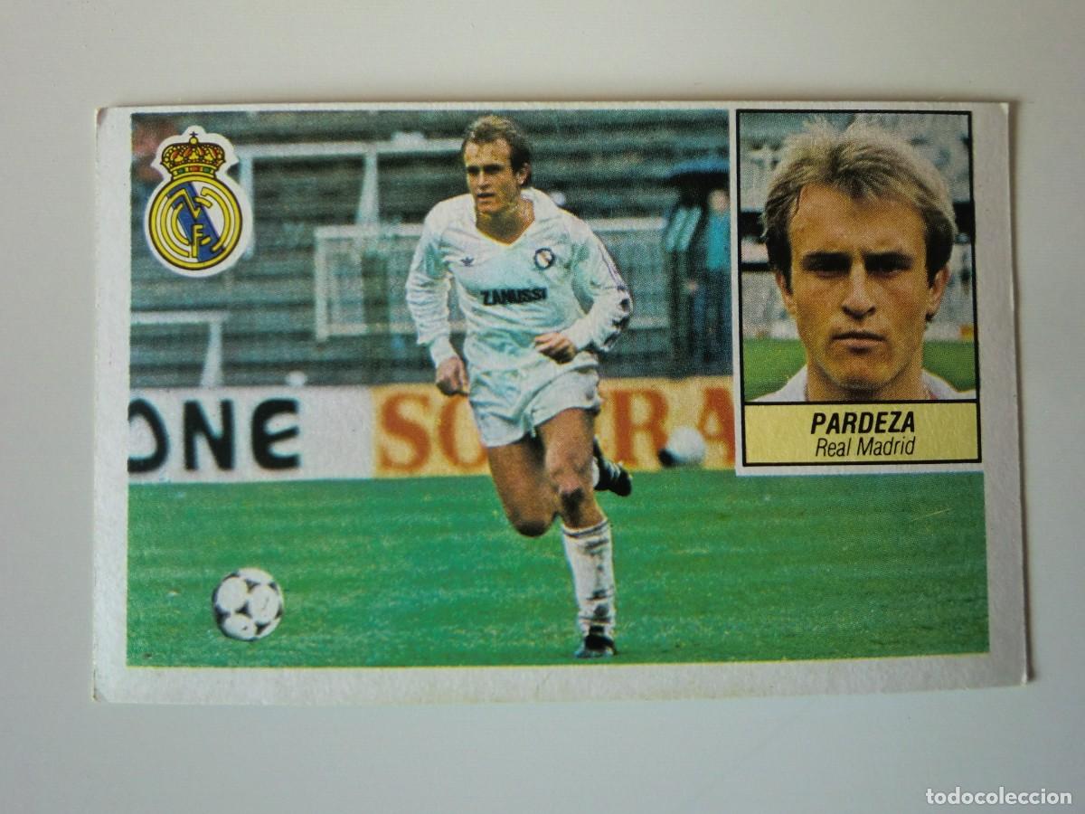 Cromos de f&uacute;tbol: Cromo de f&uacute;tbol LIGA ESTE 84-85 1984-1985: PARDEZA (R. Madrid), rookie