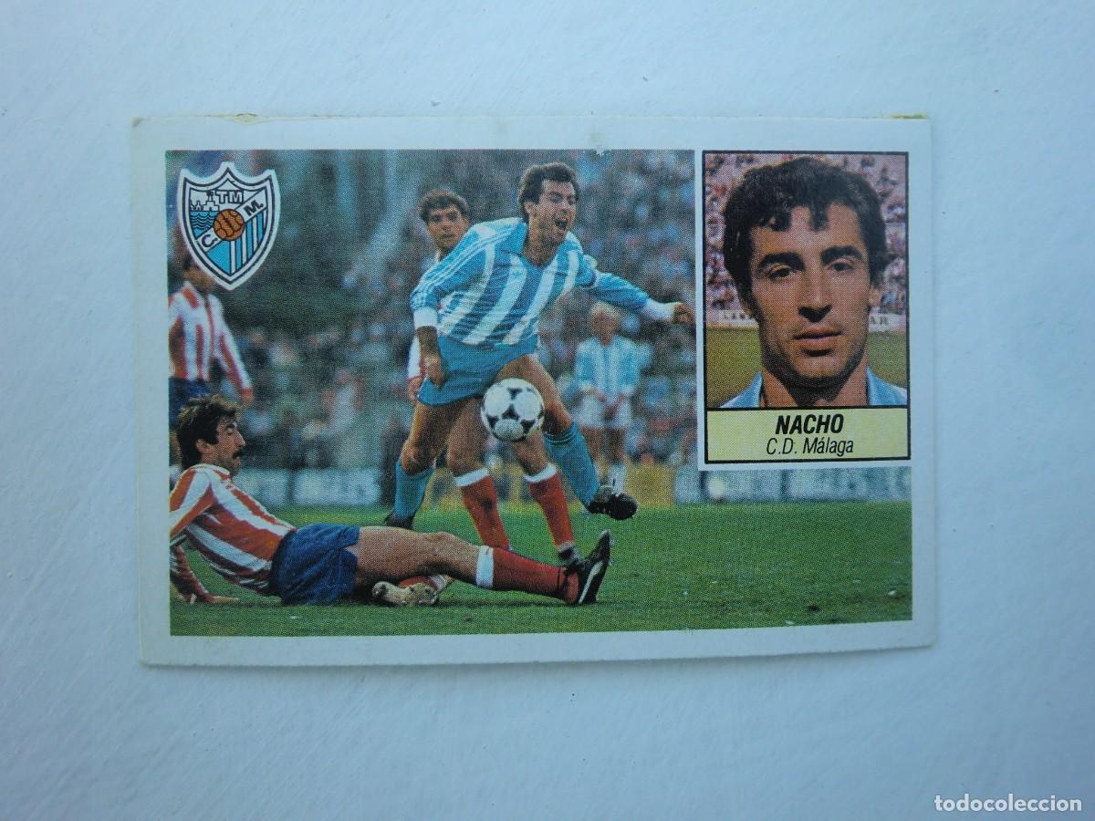 Cromos de f&uacute;tbol: Cromo de f&uacute;tbol LIGA ESTE 84-85 1984-1985: NACHO (M&aacute;laga), baja