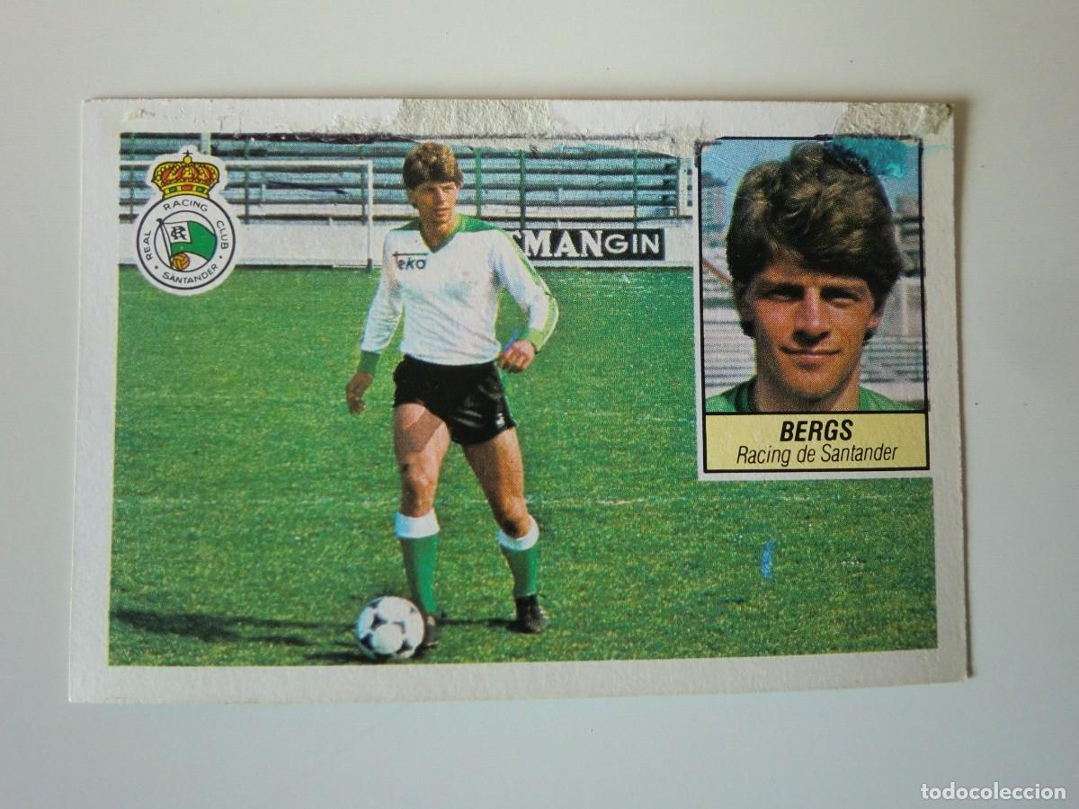 Cromos de f&uacute;tbol: Cromo de f&uacute;tbol LIGA ESTE 84-85 1984-1985: BERGS (Racing de Santander), baja