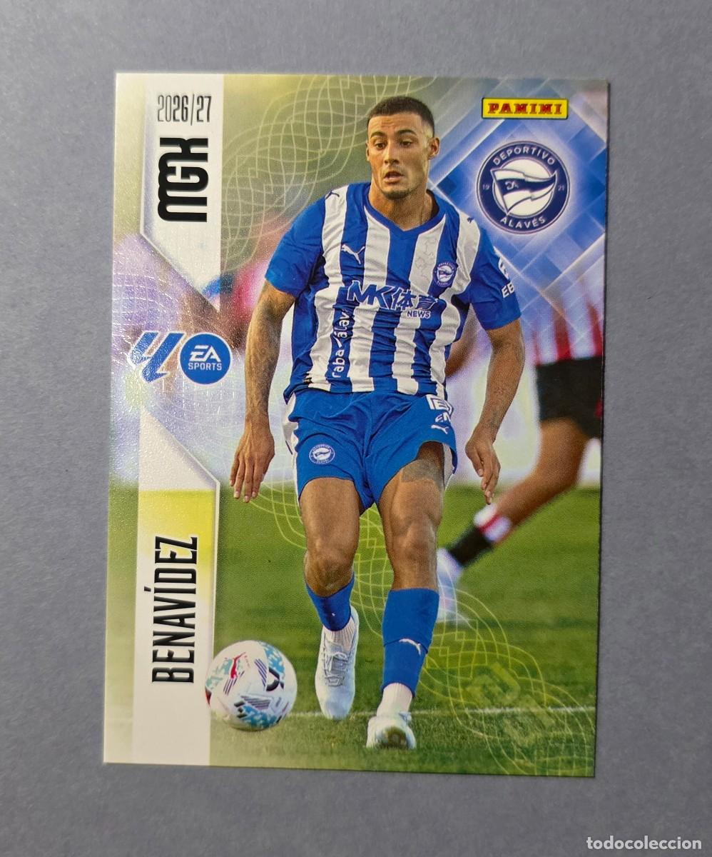 Cromos de f&uacute;tbol: 27 BENAV&Iacute;DEZ - ALAV&Eacute;S - MEGACRACKS 2026-27 - MGK 26/27 (NUEVO)