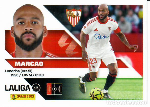 Cromos de f&uacute;tbol: CROMO PANINI LIGA ESTE 26 27 - N&ordm; 9 B - MARCAO - SEVILLA