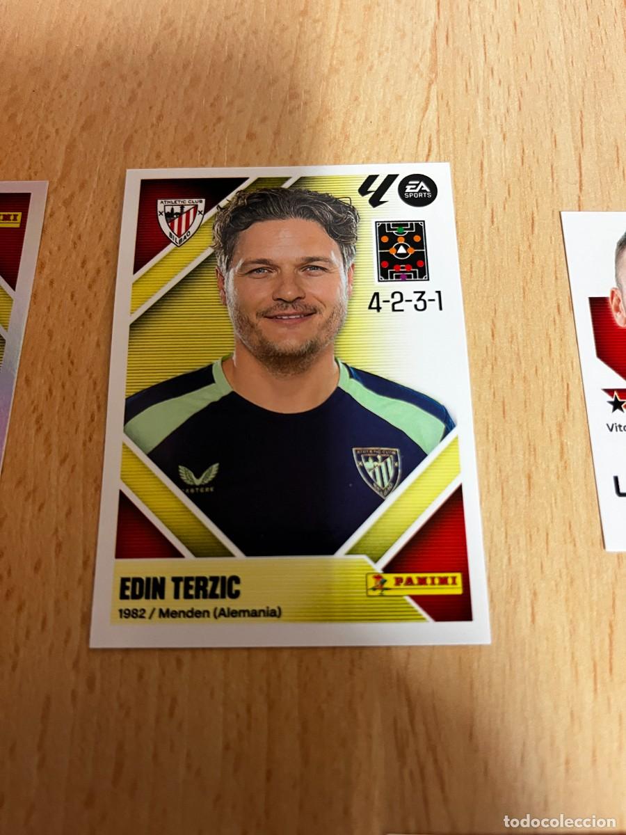 Cromos de f&uacute;tbol: LIGA ESTE 2026 2027 26 27 PANINI N&ordm; 2 EDIN TERZIC ATHLETIC BILBAO