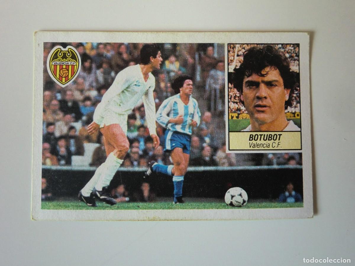 Cromos de f&uacute;tbol: Cromo de f&uacute;tbol LIGA ESTE 84-85 1984-1985: BOTUBOT (Valencia), baja