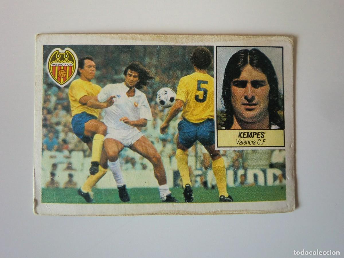 Cromos de f&uacute;tbol: Cromo de f&uacute;tbol LIGA ESTE 84-85 1984-1985: KEMPES (Valencia), baja