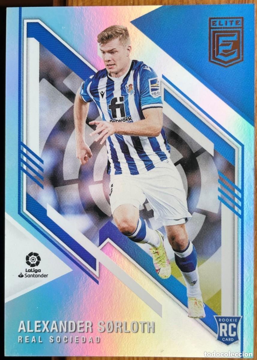 Cromos de f&uacute;tbol: 142 ALEXANDER SORLOTH REAL SOCIEDAD ROOKIE CARD DONRUSS ELITE LALIGA 2021 2022 PANINI 21 22