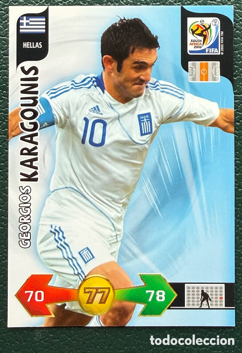 Cromos de Futebol: GEORGIOS KARAGOUNIS GRECIA FICHAS ALBUM ADRENALYN XL MUNDIAL SOUTH AFRICA 2010