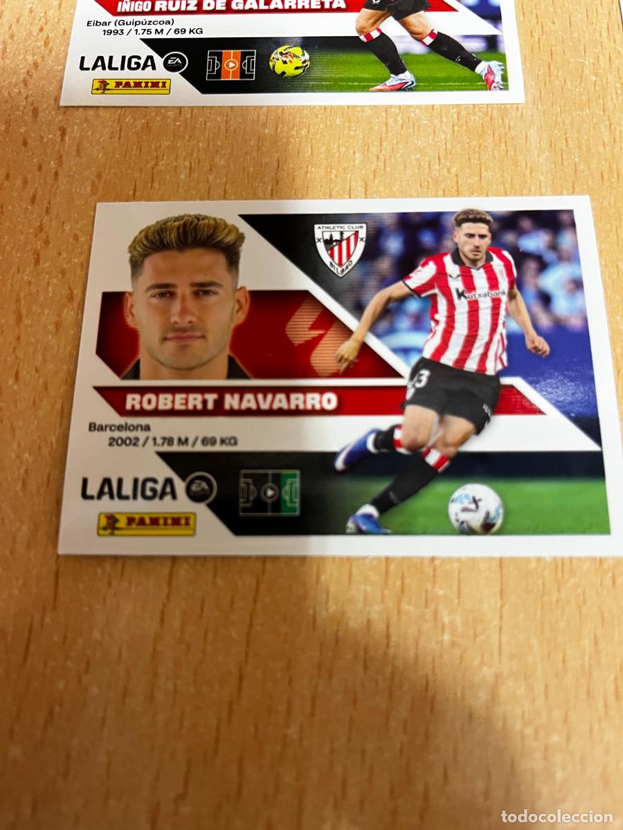 Cromos de f&uacute;tbol: LIGA ESTE 2026 2027 26 27 PANINI N&ordm; 17 A 17A ROBERT NAVARRO ATHLETIC BILBAO
