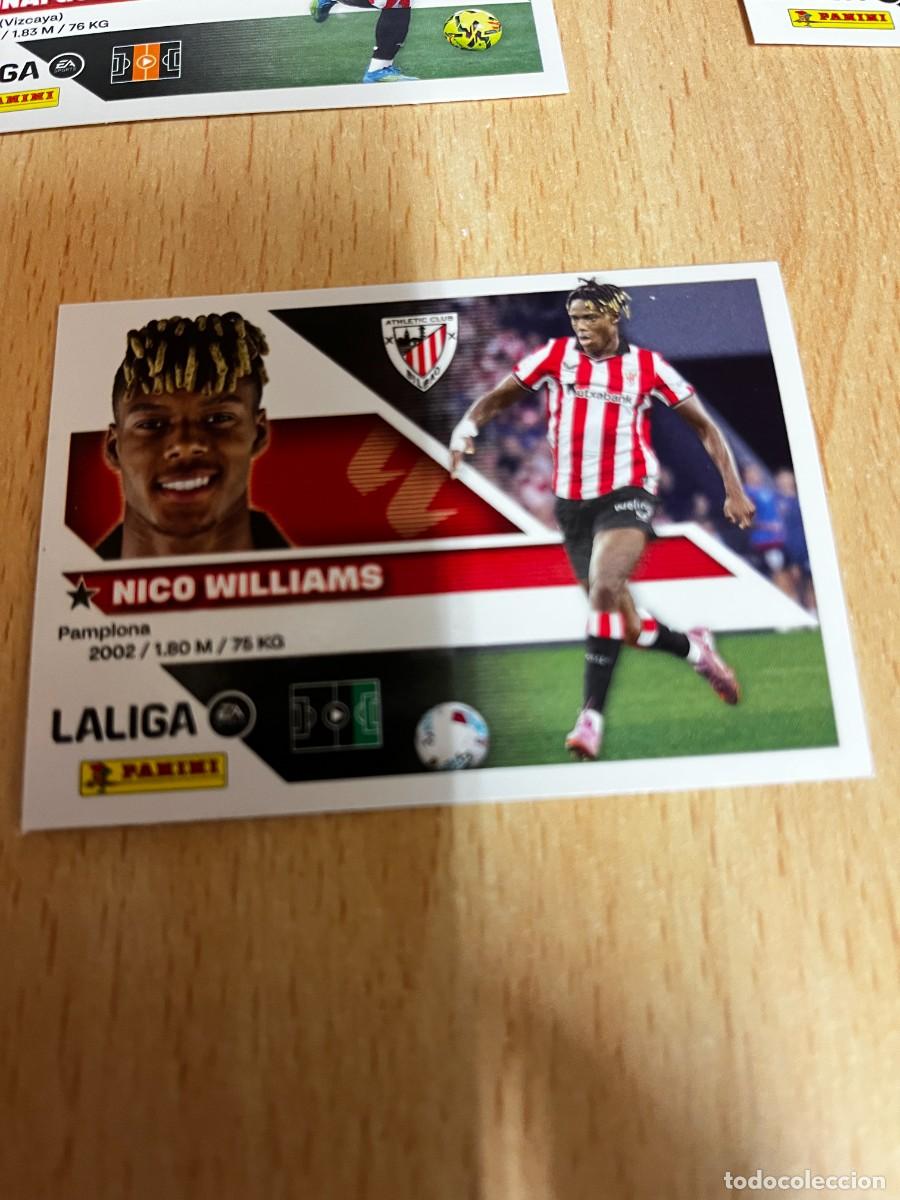 Cromos de f&uacute;tbol: LIGA ESTE 2026 2027 26 27 PANINI N&ordm; 18 NICO WILLIAMS ATHLETIC BILBAO