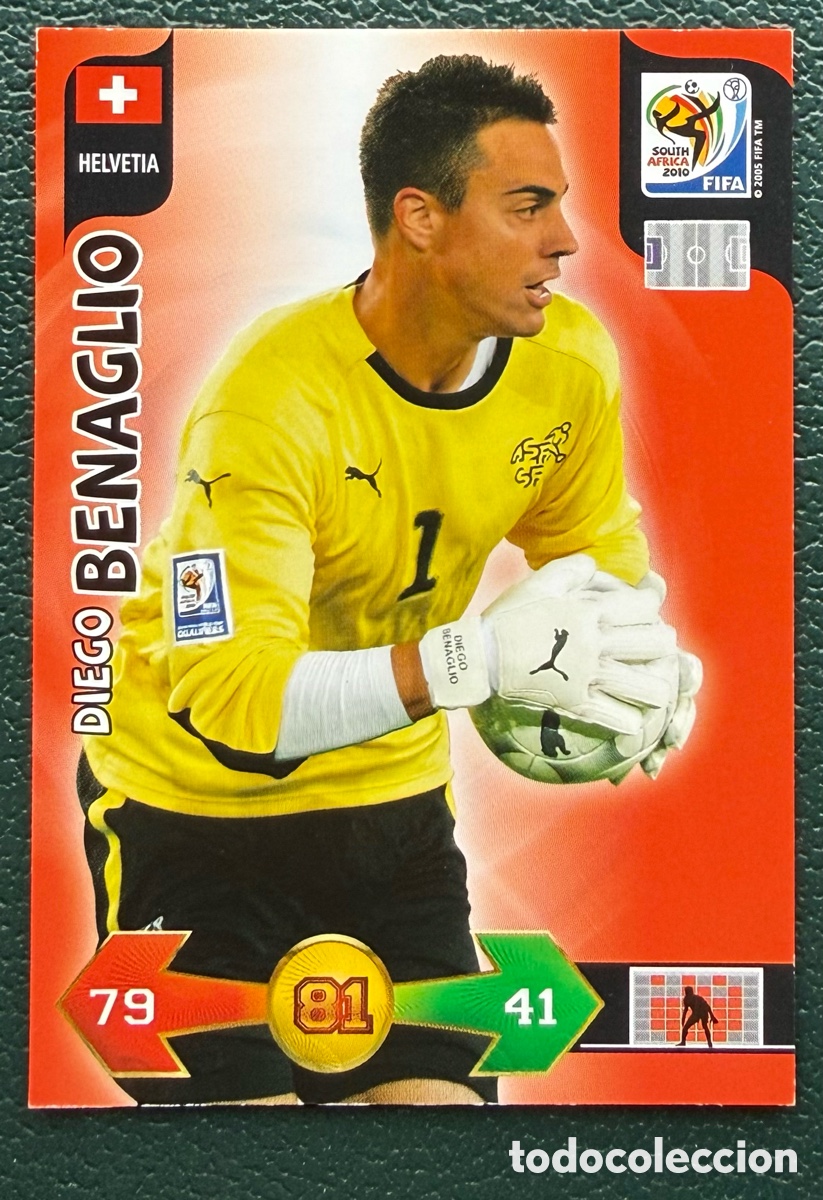 Cromos de Futebol: DIEGO BENAGLIO SUIZA FICHAS ALBUM ADRENALYN XL MUNDIAL SOUTH AFRICA 2010