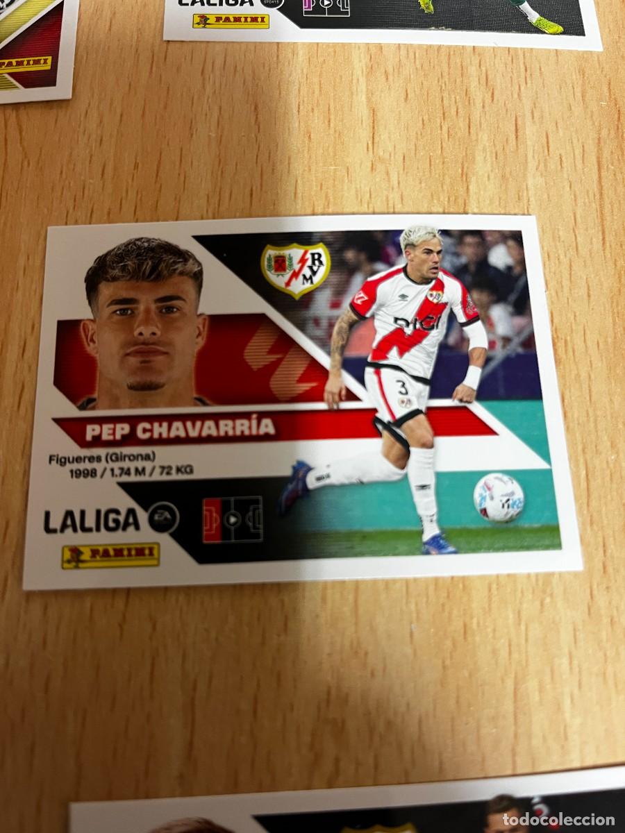 Cromos de f&uacute;tbol: LIGA ESTE 2026 2027 26 27 PANINI N&ordm; 10 PEP CHAVARRIA RAYO VALLECANO