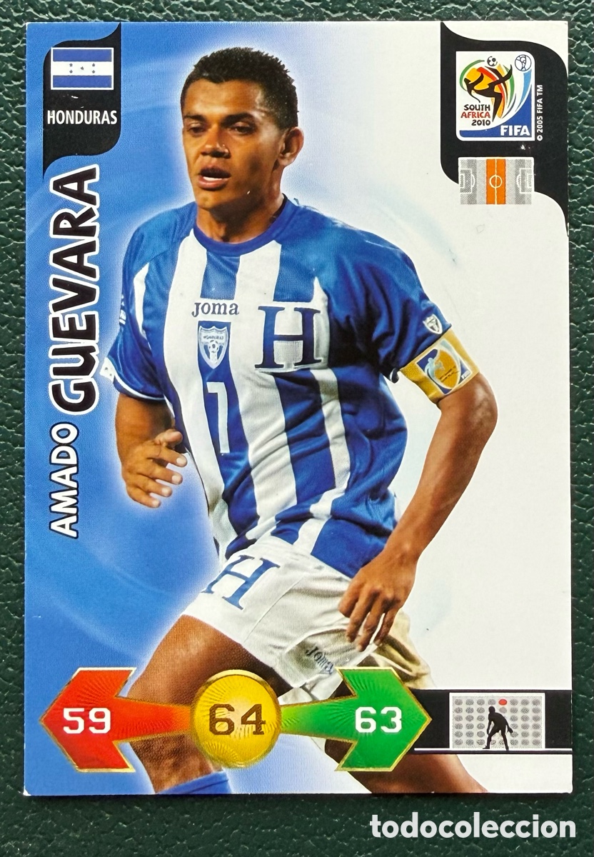 Cromos de f&uacute;tbol: AMADO GUEVARA HONDURAS FICHAS ALBUM ADRENALYN XL MUNDIAL SOUTH AFRICA 2010