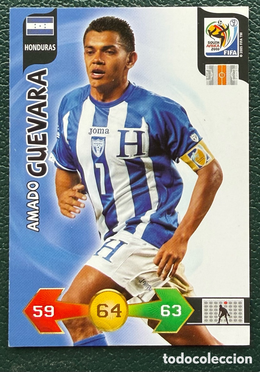 Cromos de f&uacute;tbol: AMADO GUEVARA HONDURAS FICHAS ALBUM ADRENALYN XL MUNDIAL SOUTH AFRICA 2010