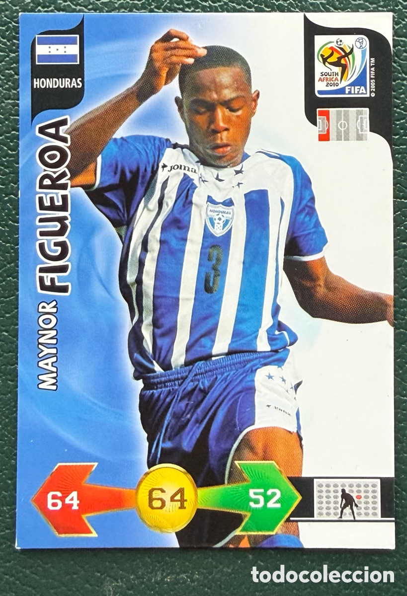 Cromos de f&uacute;tbol: MAYNOR FIGUEROA HONDURAS FICHAS ALBUM ADRENALYN XL MUNDIAL SOUTH AFRICA 2010