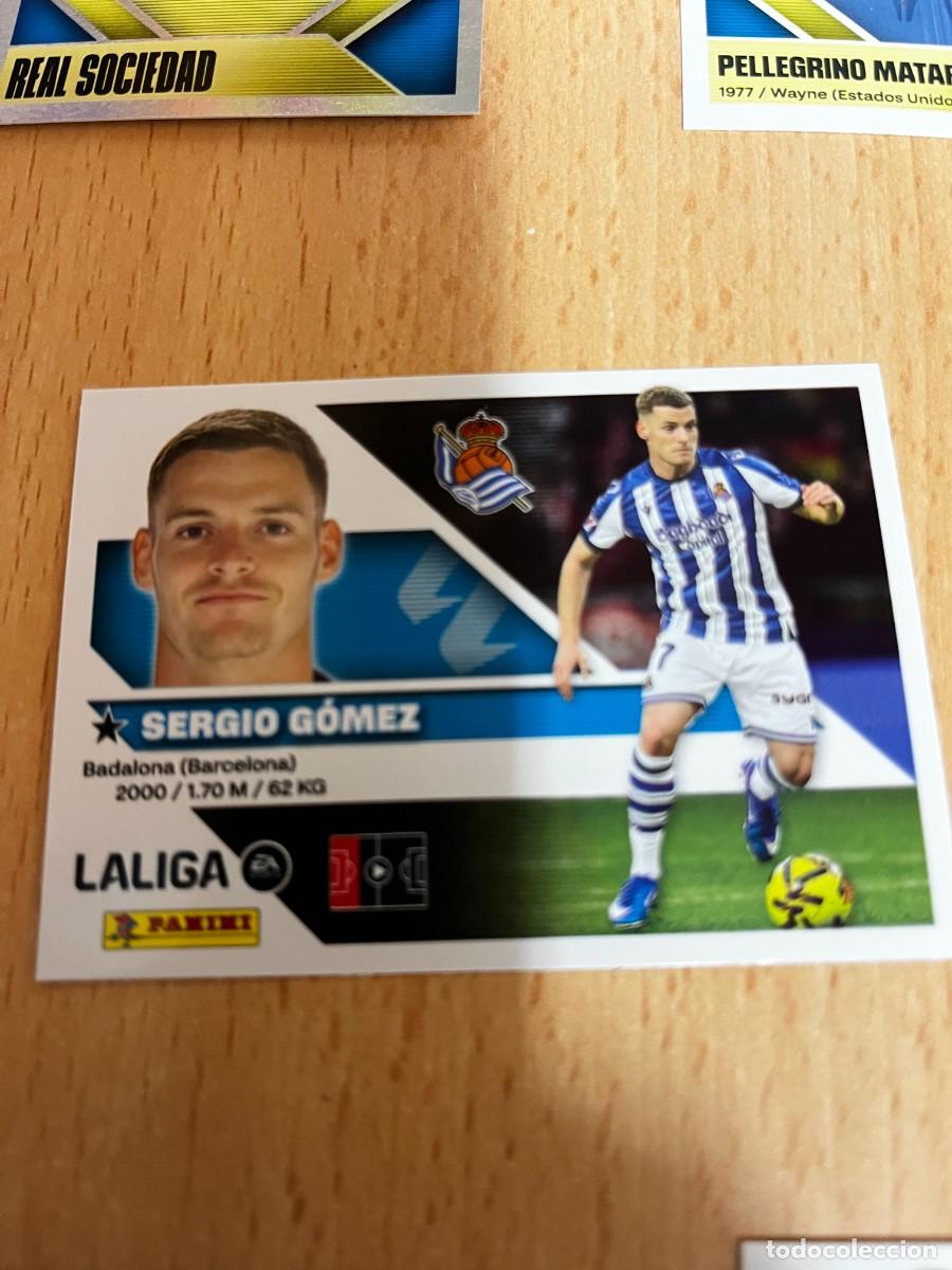 Cromos de f&uacute;tbol: LIGA ESTE 2026 2027 26 27 PANINI N&ordm; 8 SERGIO GOMEZ REAL SOCIEDAD