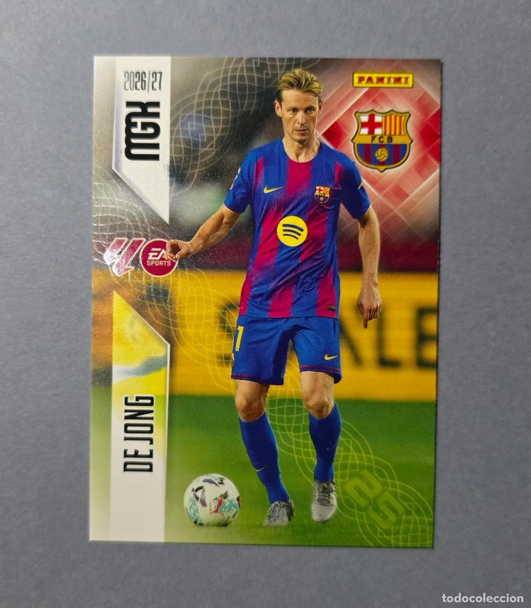 Cromos de f&uacute;tbol: 82 DE JONG - BARCELONA - MEGACRACKS 2026-27 - MGK 26/27 (NUEVO)