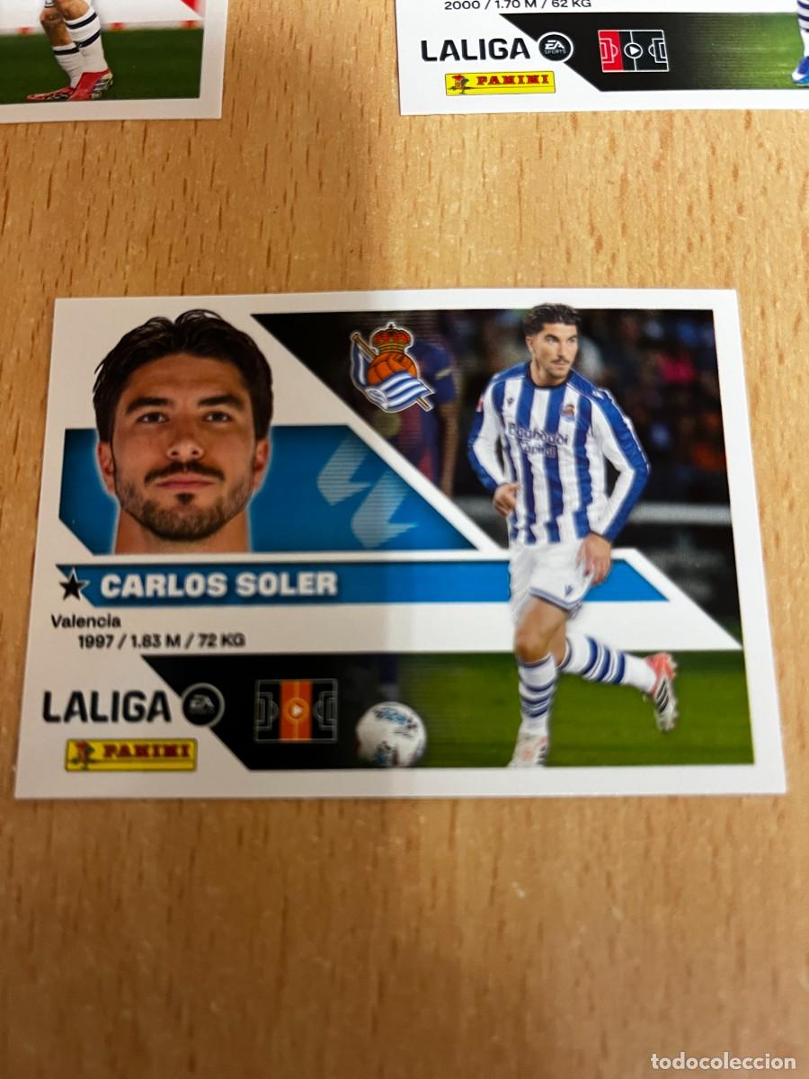 Cromos de f&uacute;tbol: LIGA ESTE 2026 2027 26 27 PANINI N&ordm; 14 CARLOS SOLER REAL SOCIEDAD