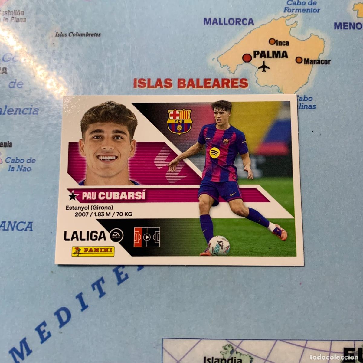 Cromos de f&uacute;tbol: Cubarsi n&uacute;mero 7 del Barcelona cromo liga este 26-27 2026-2027