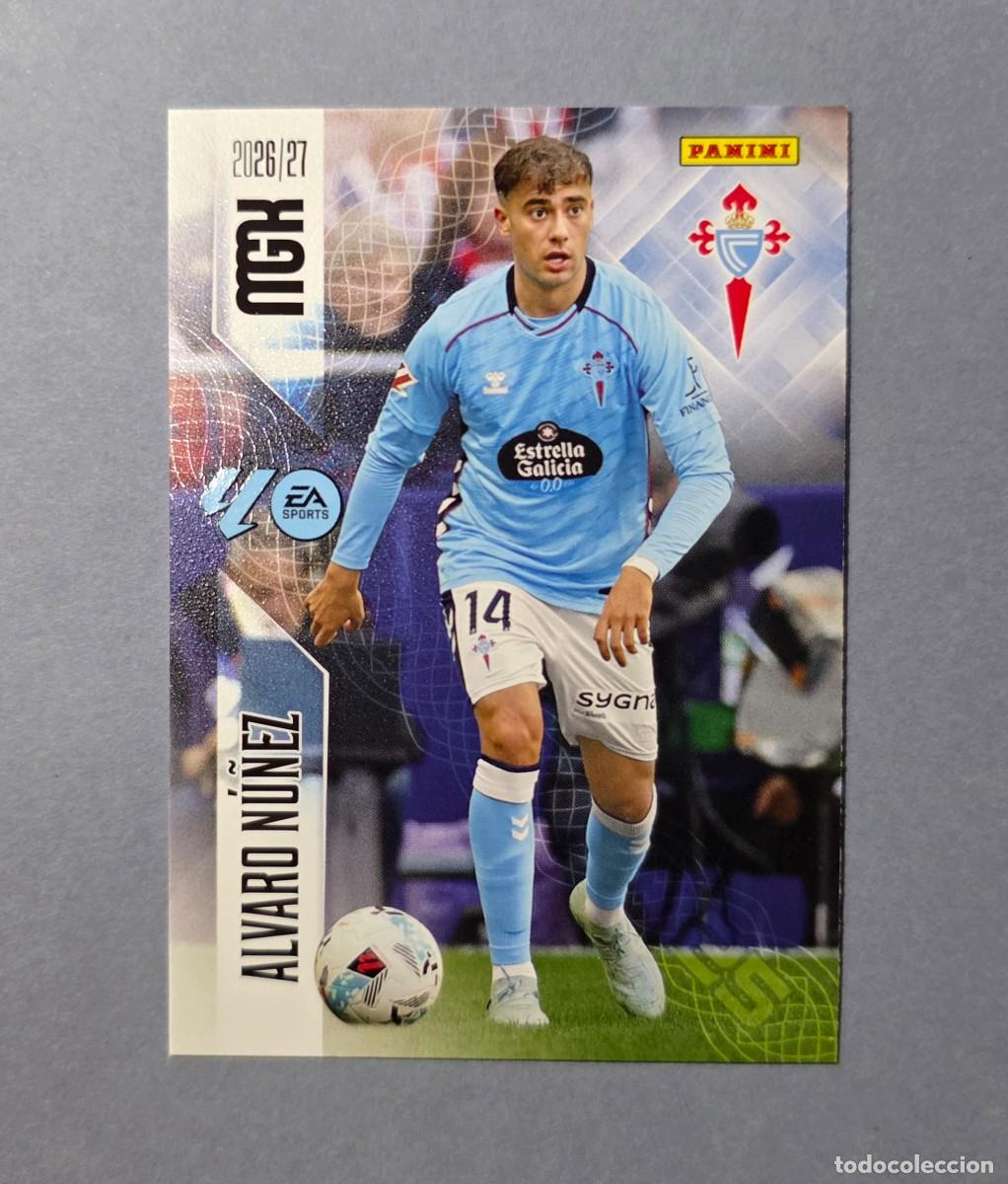 Cromos de f&uacute;tbol: 113 &Aacute;LVARO NU&Ntilde;EZ - CELTA - MEGACRACKS 2026-27 - MGK 26/27 (NUEVO)