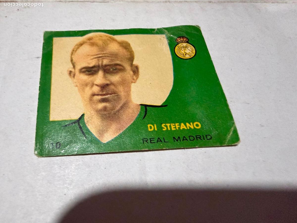 Fu&szlig;ball-Sticker: Cromo di stefano a&ntilde;os 50/60 color verde