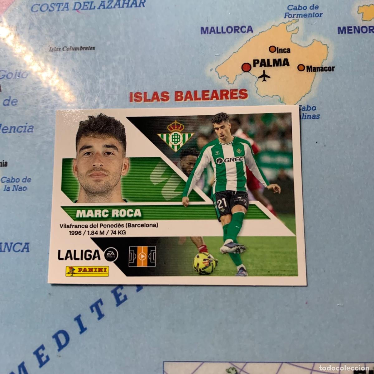 Cromos de Futebol: Marc Roca n&uacute;mero 10 del Betis cromo liga este 26-27 2026-2027