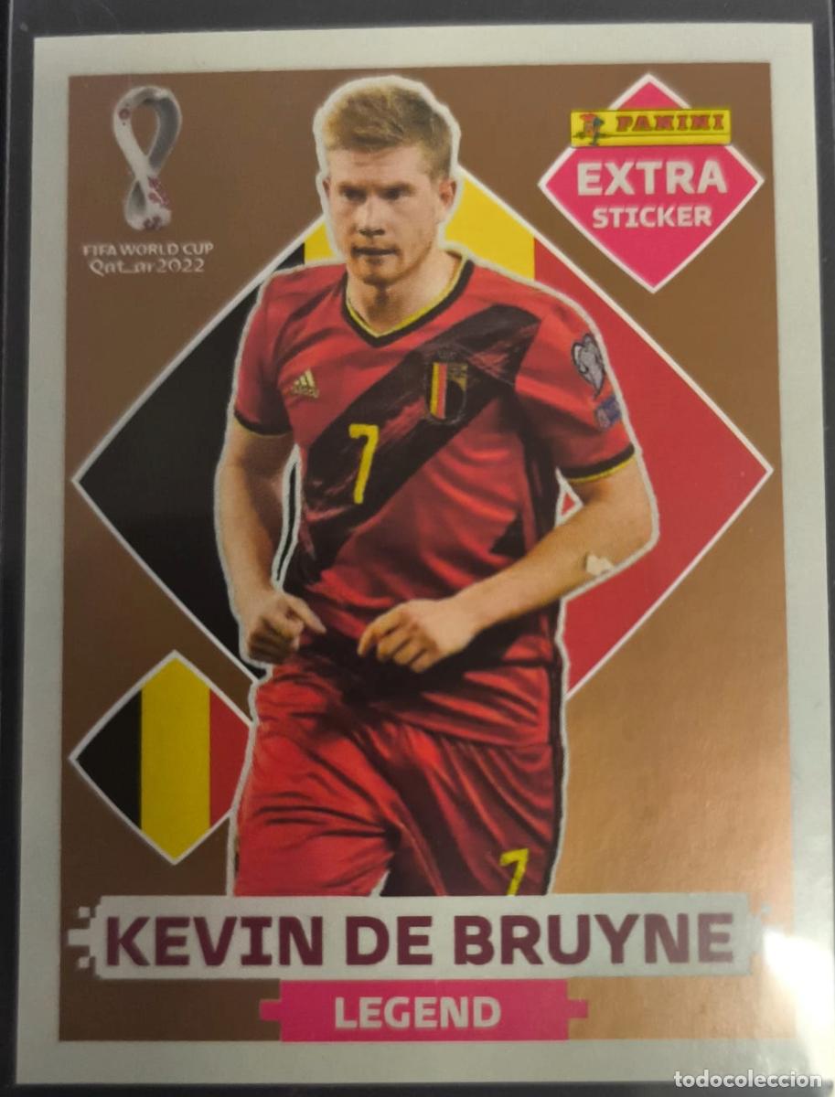 Cromos de Futebol: EXTRA STICKER KEVIN DE BRUYNE LEGEND BRONZE - MUNDIAL QATAR 2022 FIFA WORLD CUP 22 PANINI STICKERS