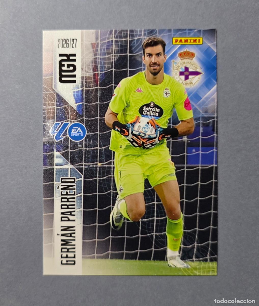 Football Stickers: 129 GERM&Aacute;N PARRE&Ntilde;O - DEPORTIVO CORU&Ntilde;A - MEGACRACKS 2026-27 - MGK 26/27 (NUEVO)