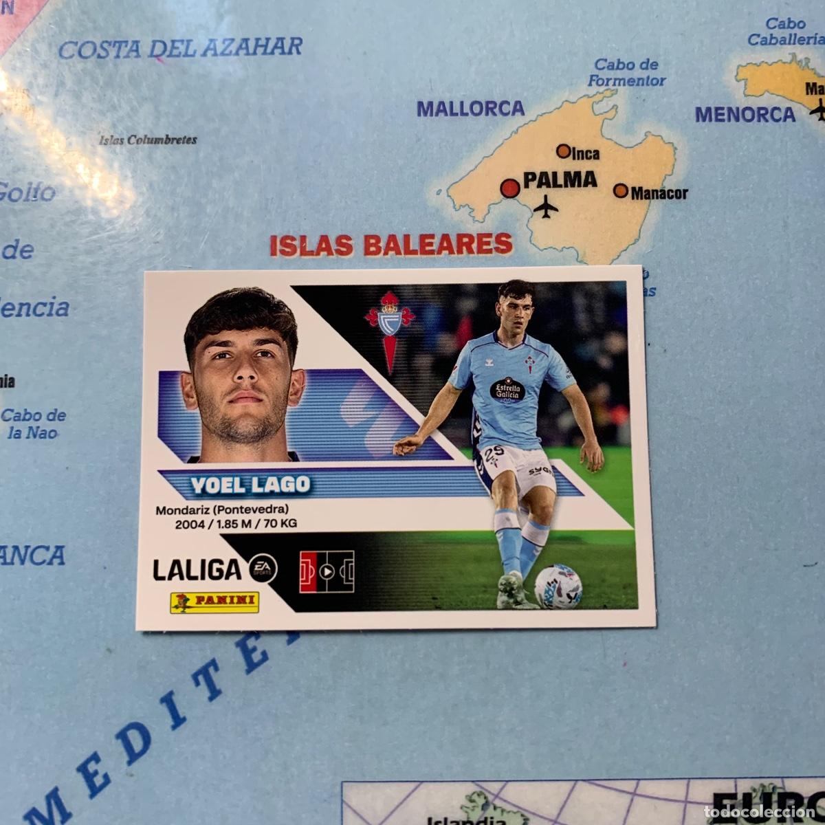 Football Stickers: Yoel lago n&uacute;mero 9B del Celta cromo de la liga este 26-27 2026-2027