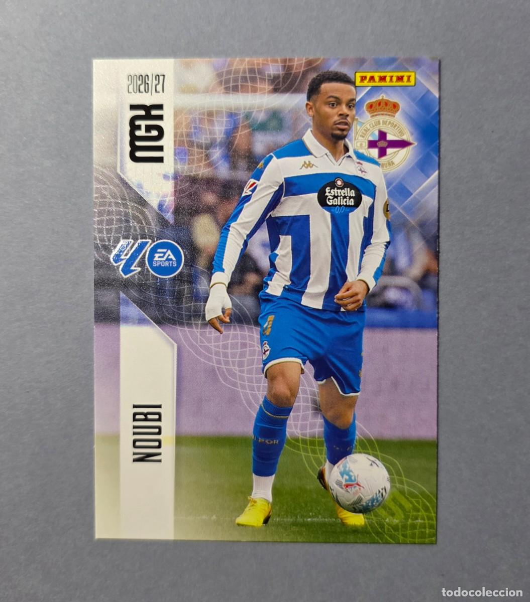 Football Stickers: 132 NOUBI - DEPORTIVO CORU&Ntilde;A - MEGACRACKS 2026-27 - MGK 26/27 (NUEVO)
