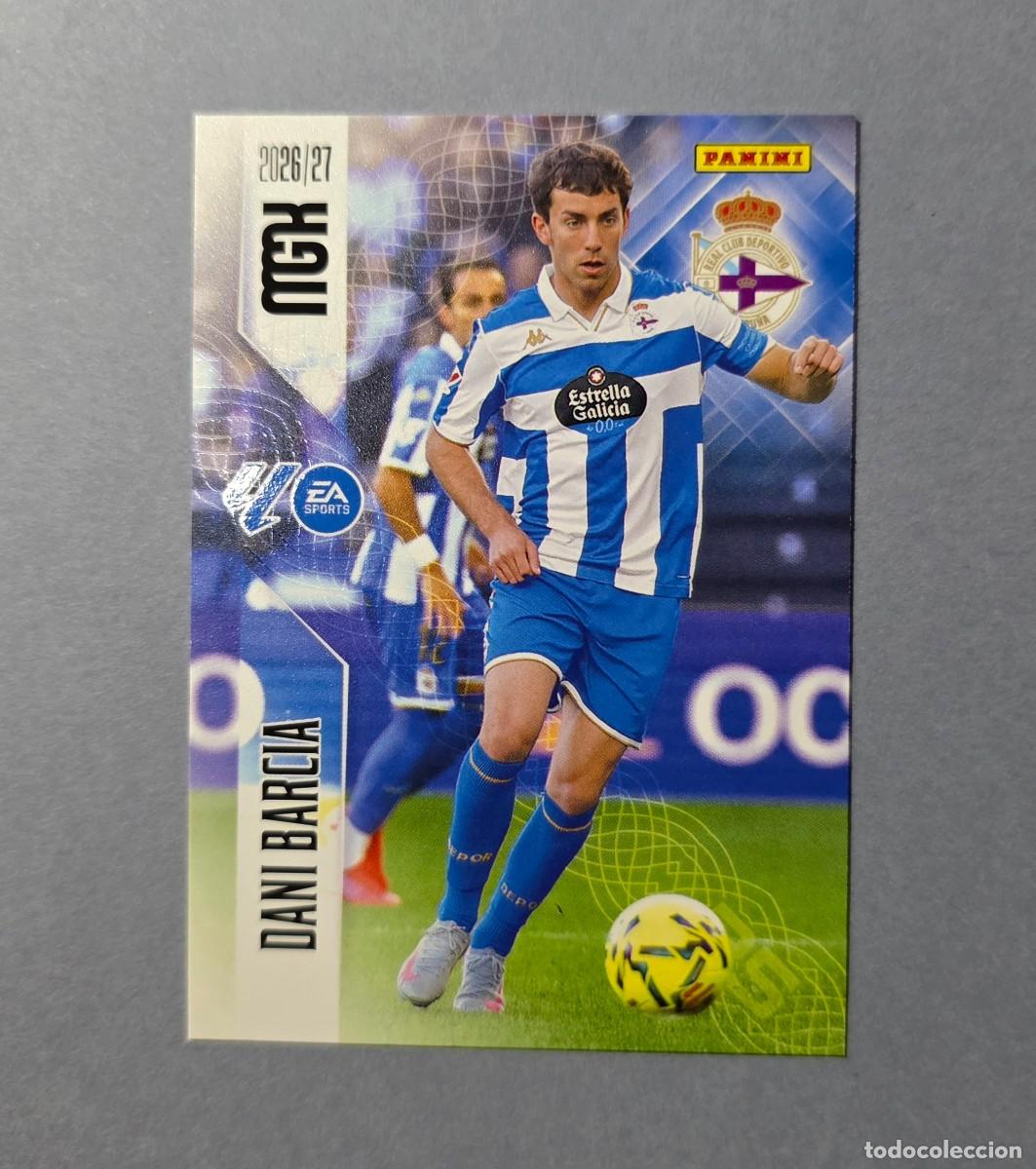 Football Stickers: 133 DANI BARCIA - DEPORTIVO CORU&Ntilde;A - MEGACRACKS 2026-27 - MGK 26/27 (NUEVO)