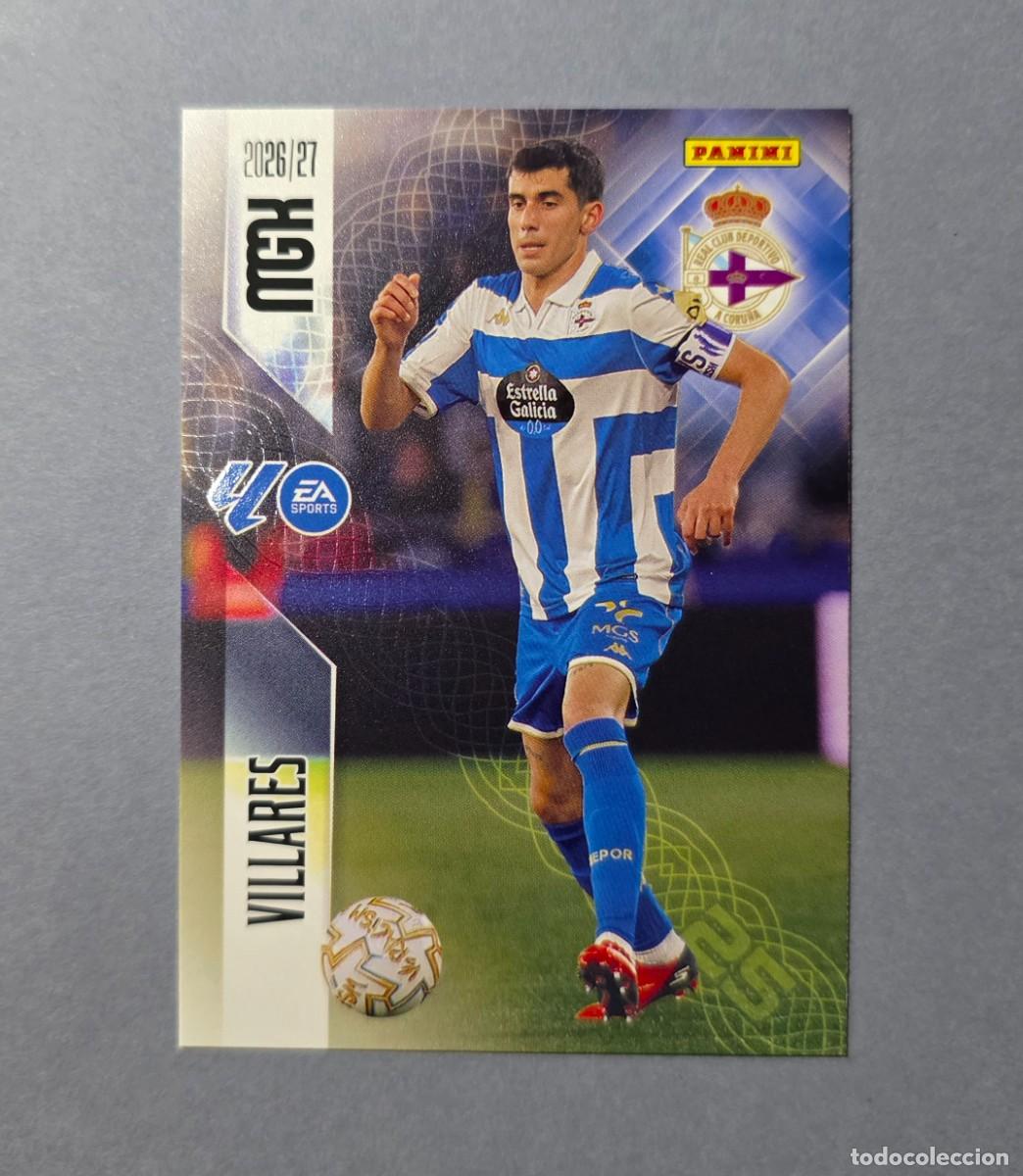 Football Stickers: 136 VILLARES - DEPORTIVO CORU&Ntilde;A - MEGACRACKS 2026-27 - MGK 26/27 (NUEVO)