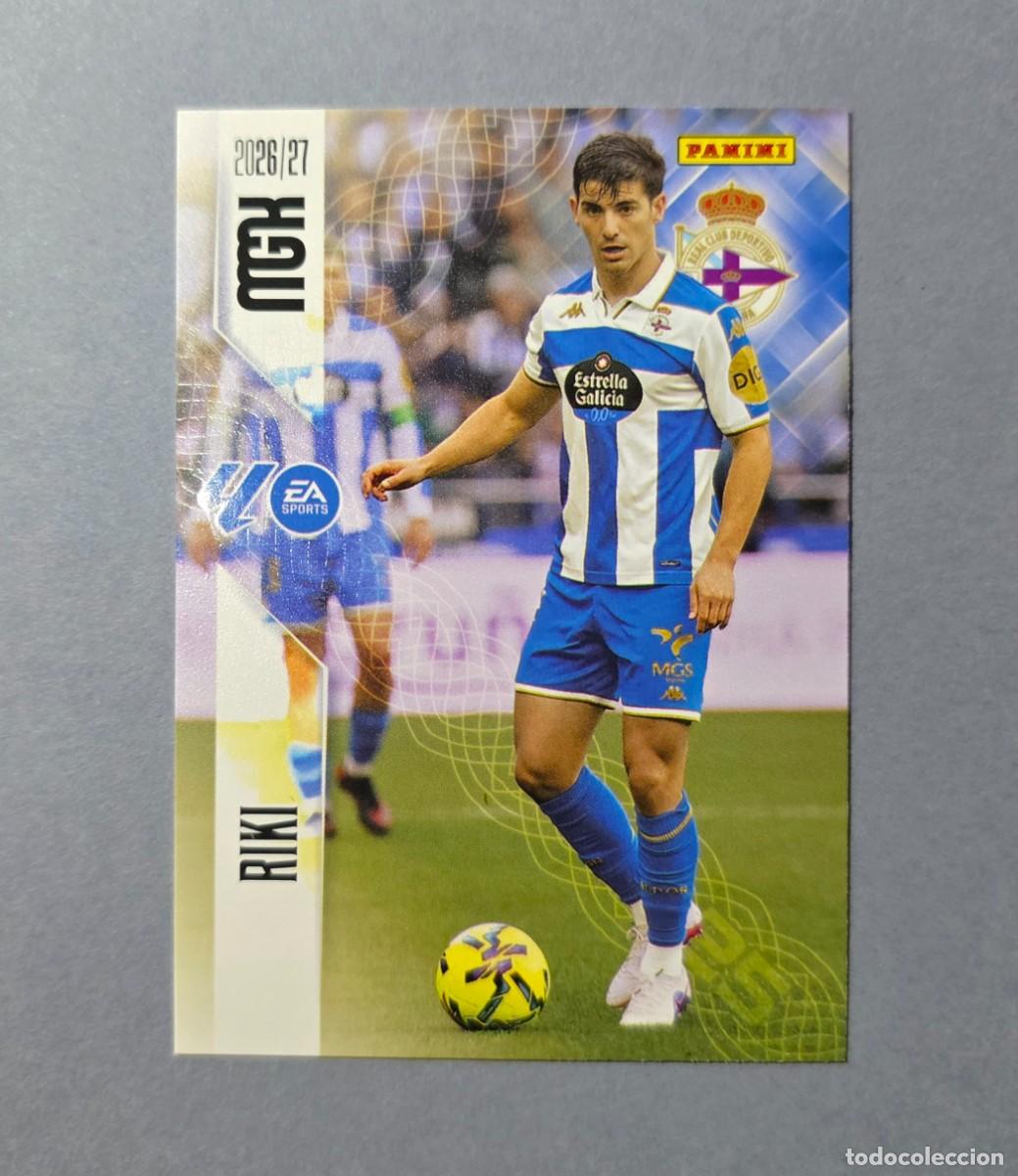 Football Stickers: 137 RIKI - DEPORTIVO CORU&Ntilde;A - MEGACRACKS 2026-27 - MGK 26/27 (NUEVO)