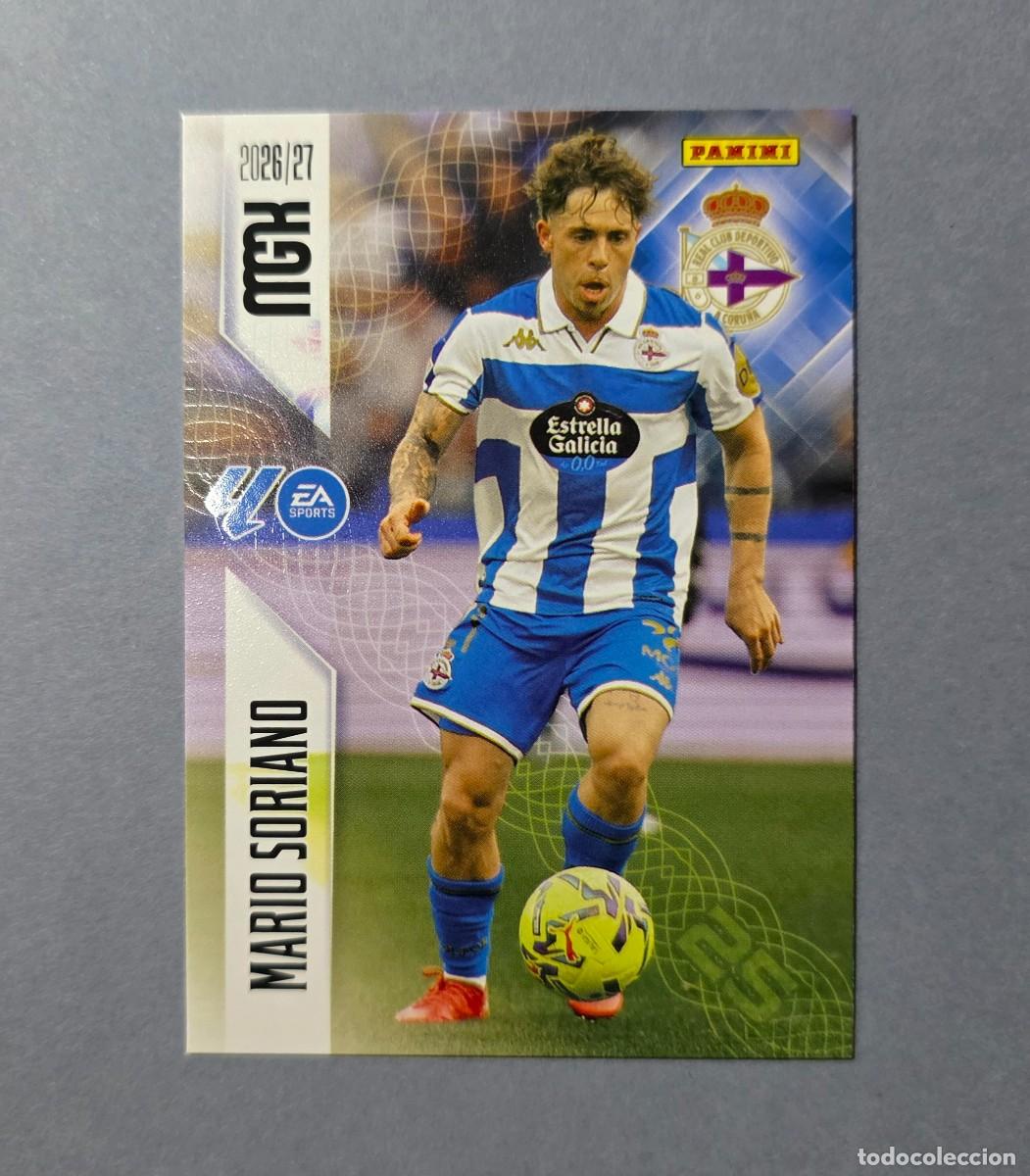 Cromos de f&uacute;tbol: 138 MARIO SORIANO - DEPORTIVO CORU&Ntilde;A - MEGACRACKS 2026-27 - MGK 26/27 (NUEVO)
