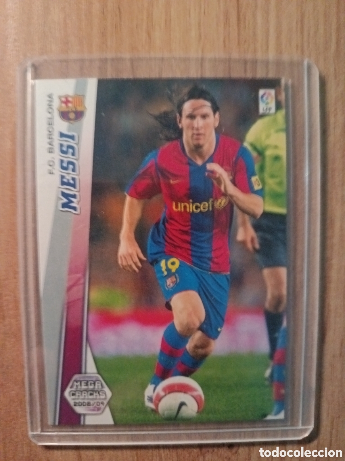 Fu&szlig;ball-Sticker: 70 LIONEL MESSI FC BARCELONA CARD MEGACRACKS LIGA FUTBOL 2008-2009 PANINI